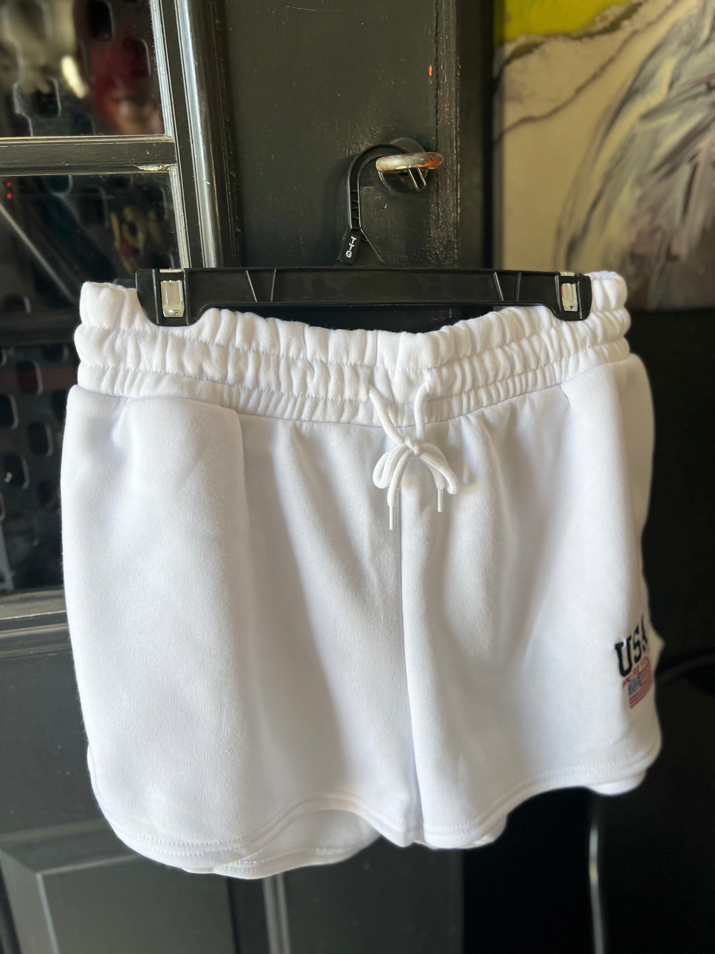 USA white shorts
