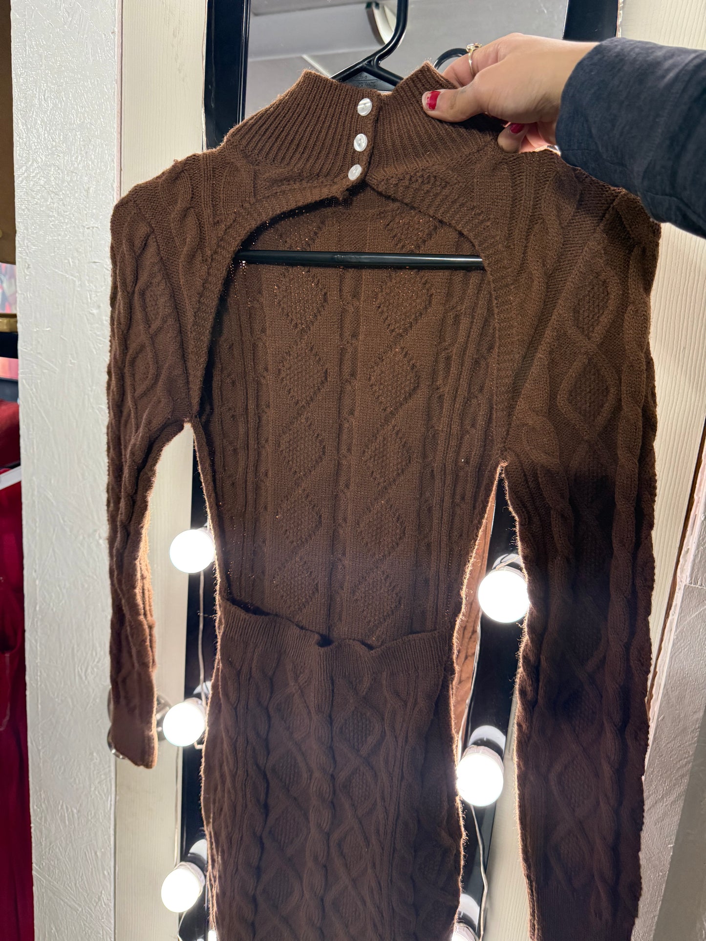 Brown dress