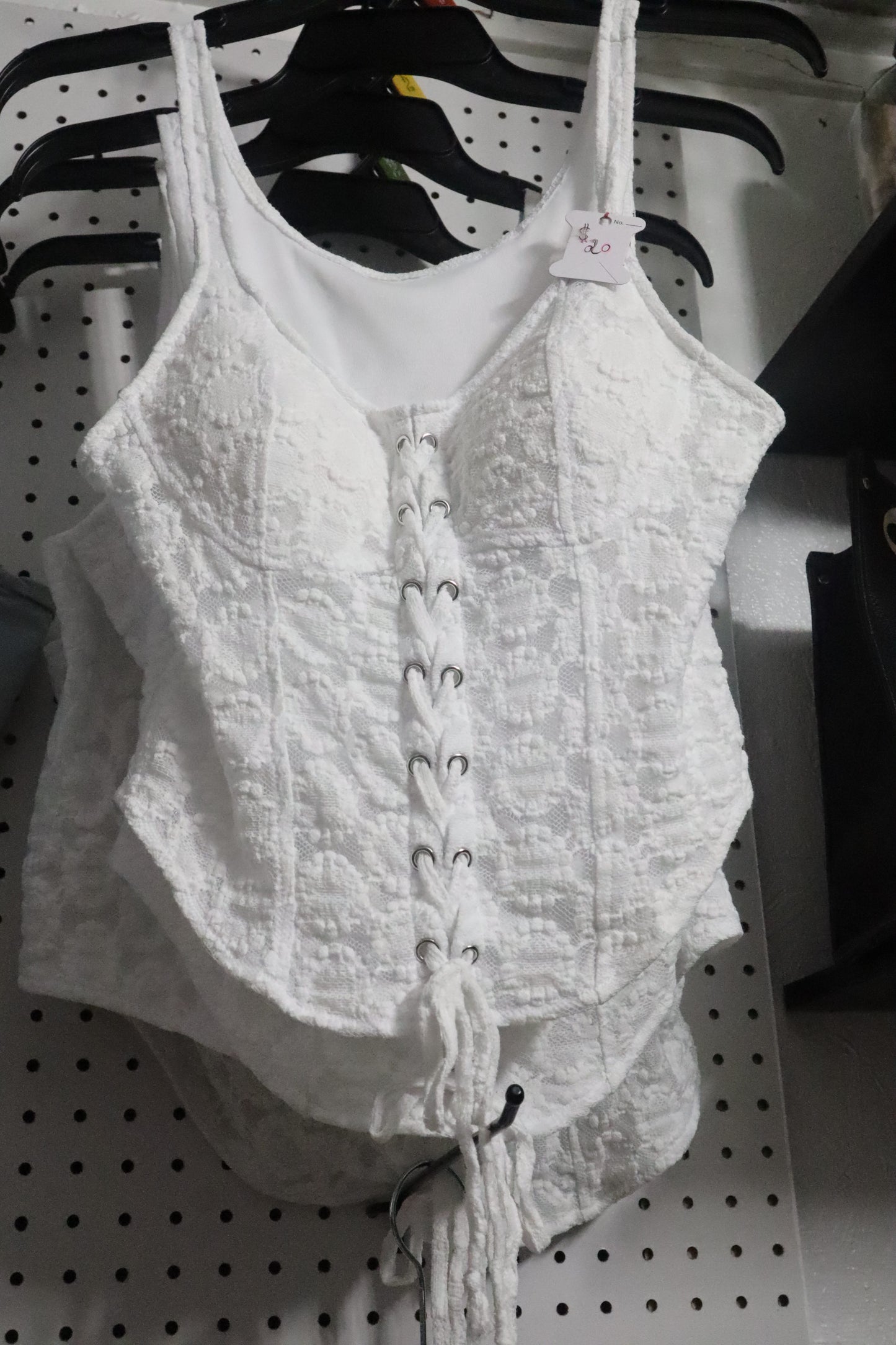 White Corset Top