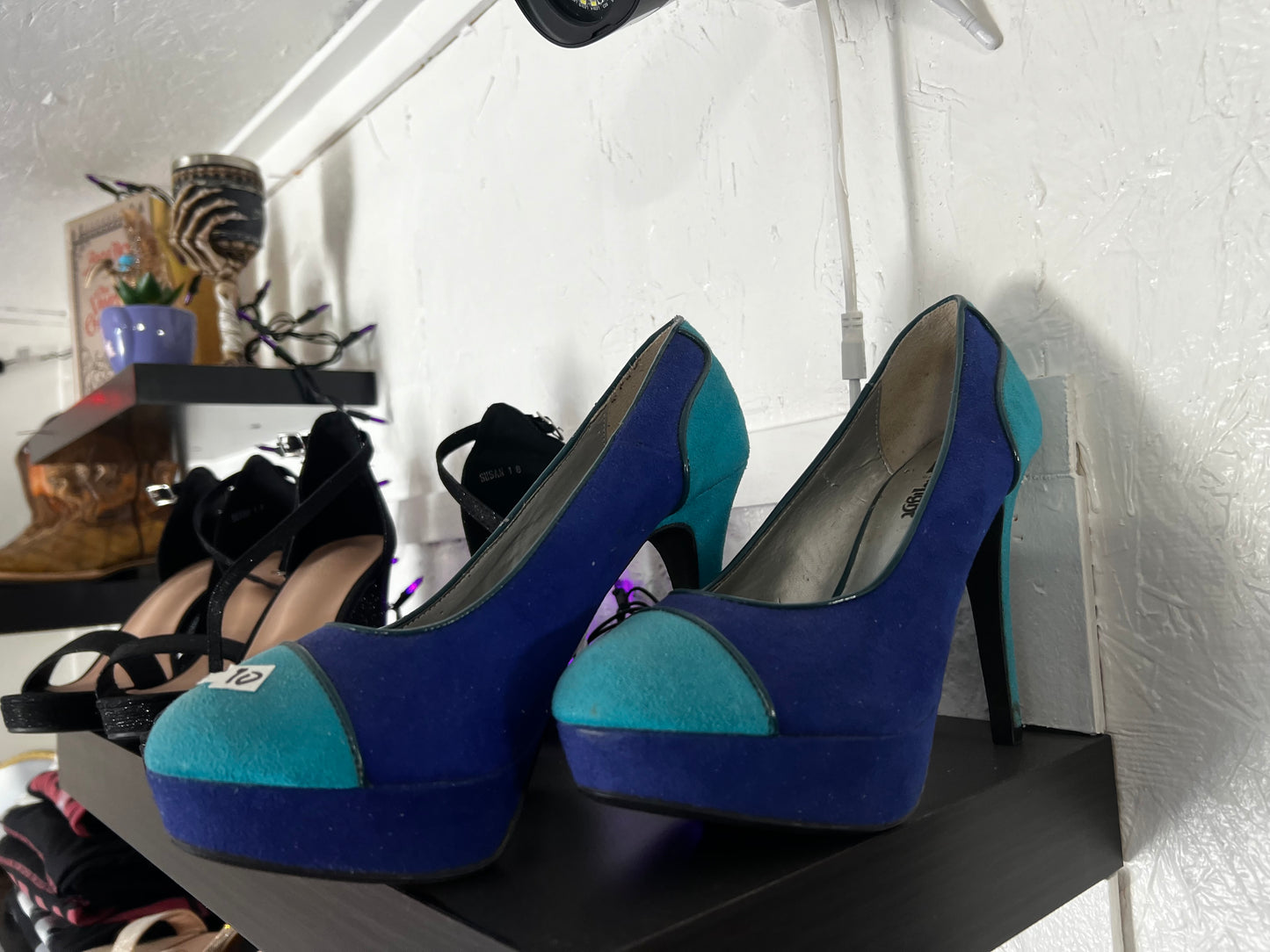 Blue High heels