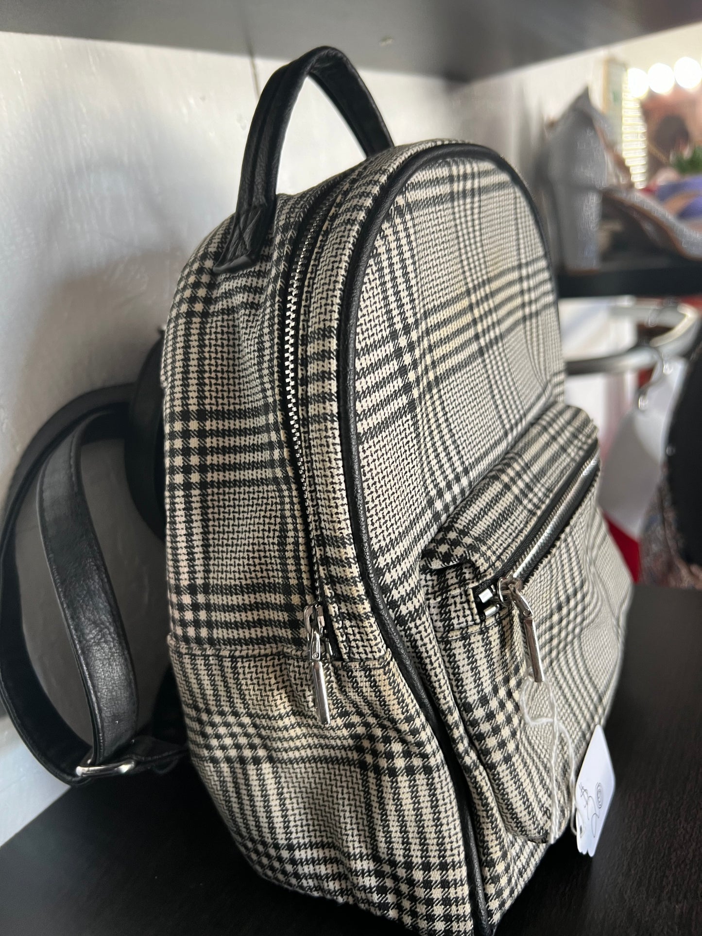 Plaid Bookpack