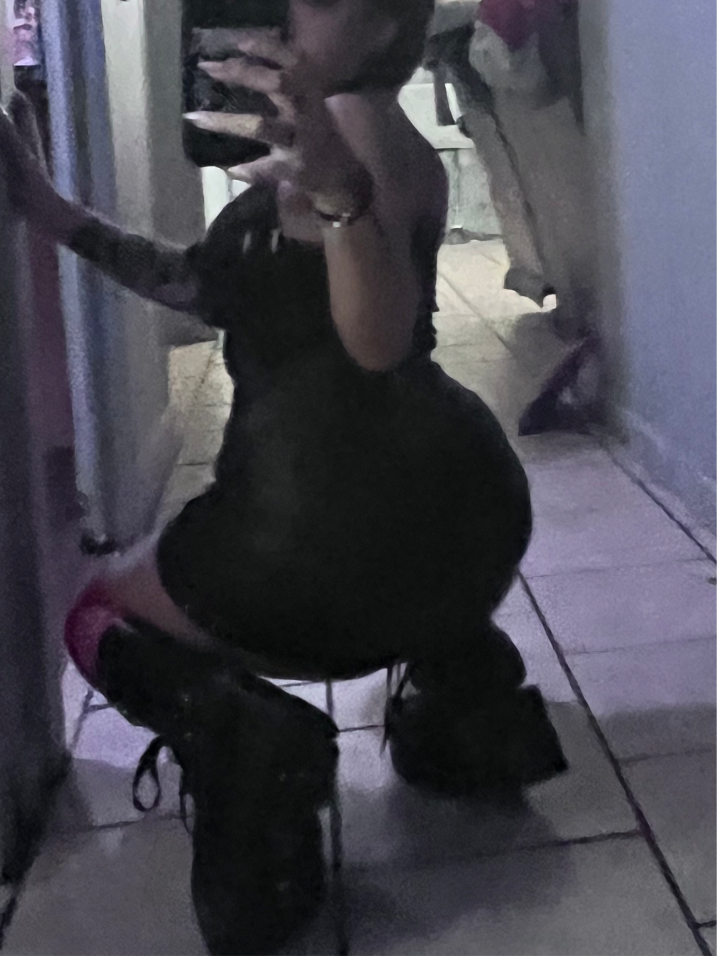 Black Leather Skirt