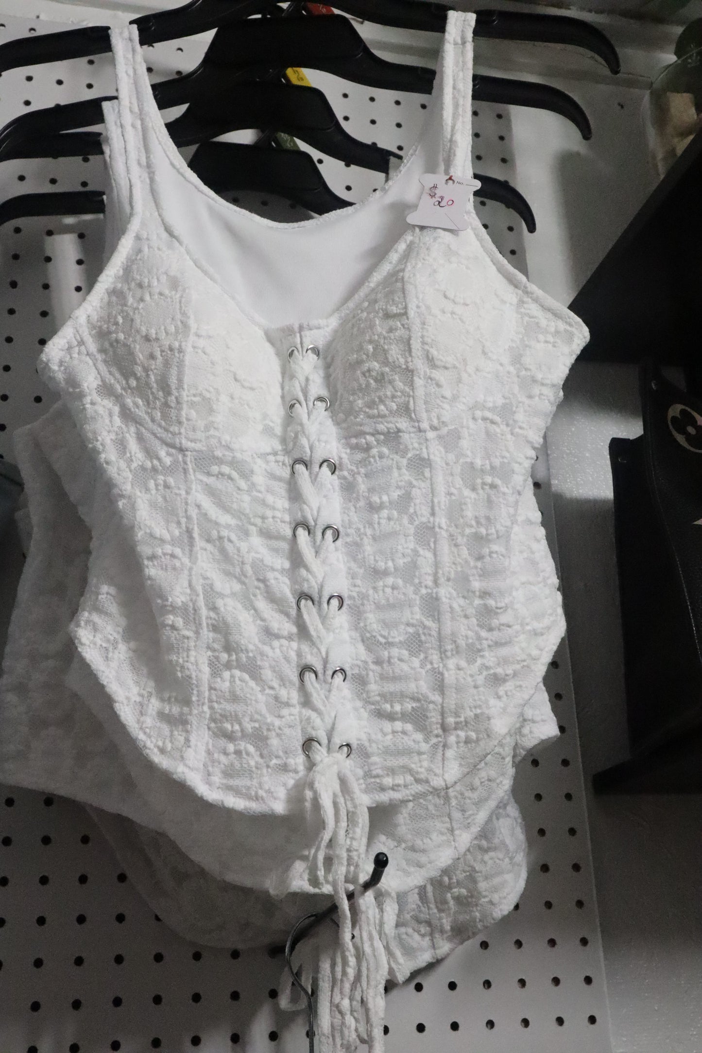 White Corset Top