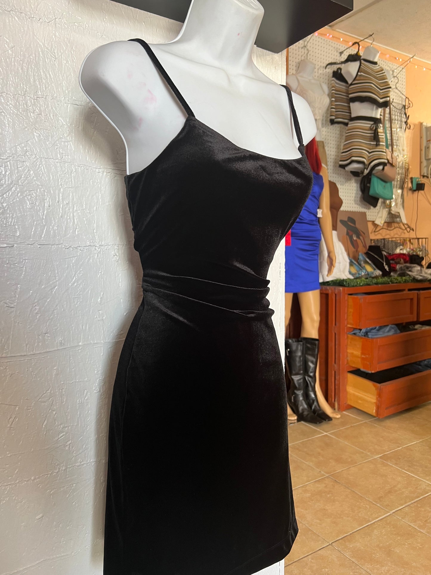 Black Velvet Dress