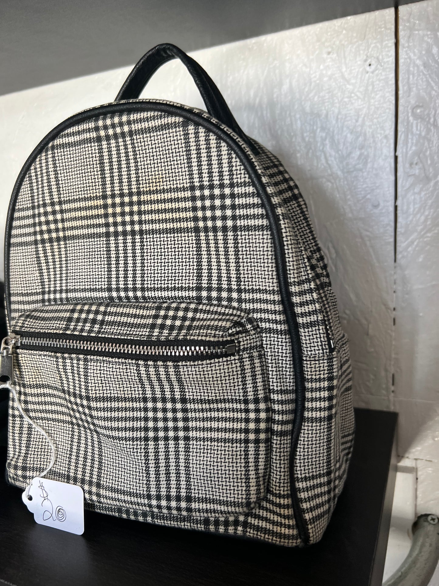 Plaid Bookpack