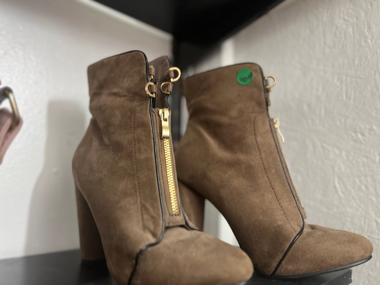 Brown Heel Platform
