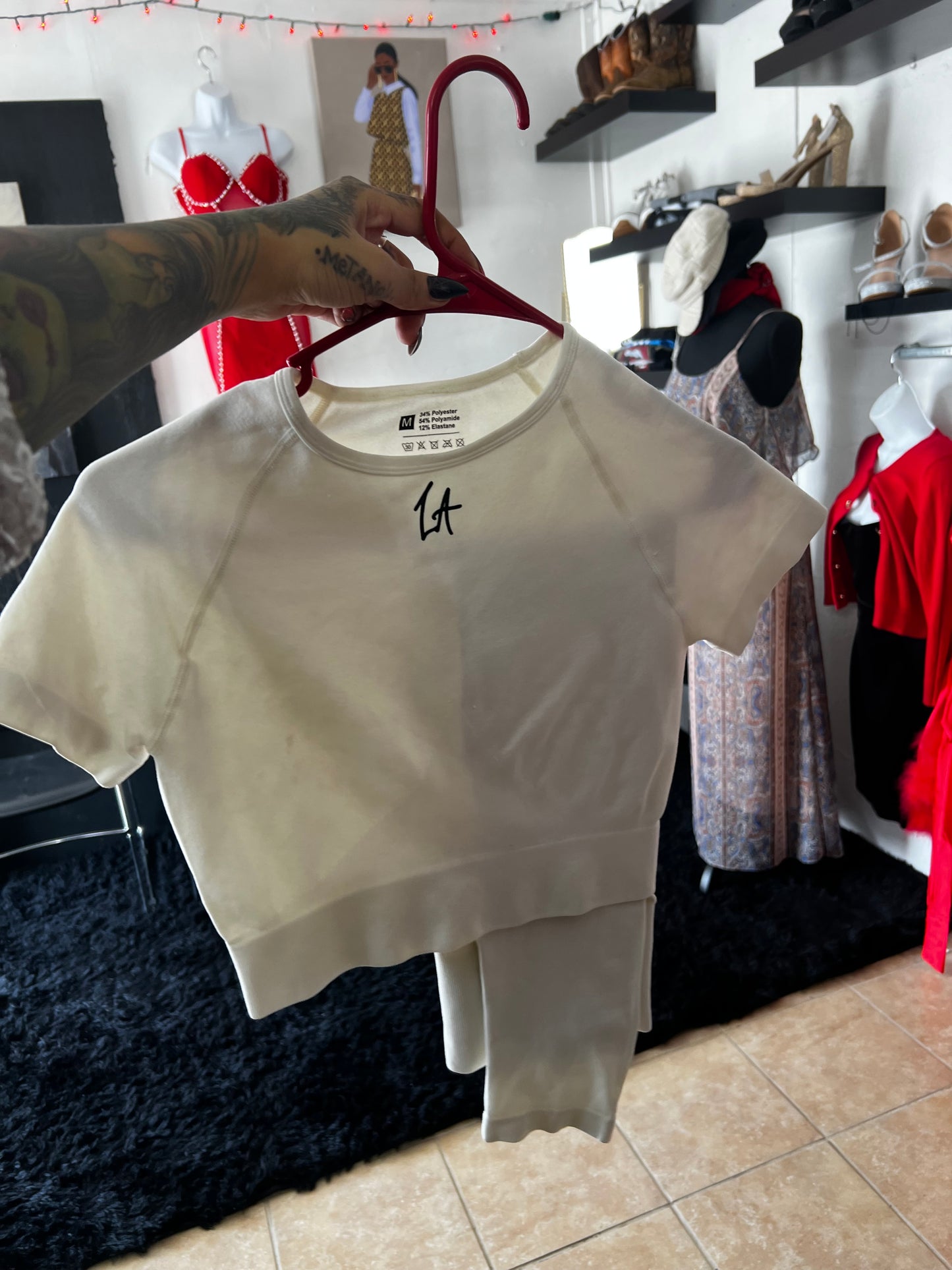 La Shirt/ Yoga pants Set