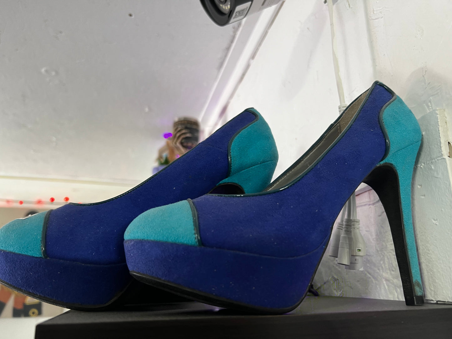Blue High heels