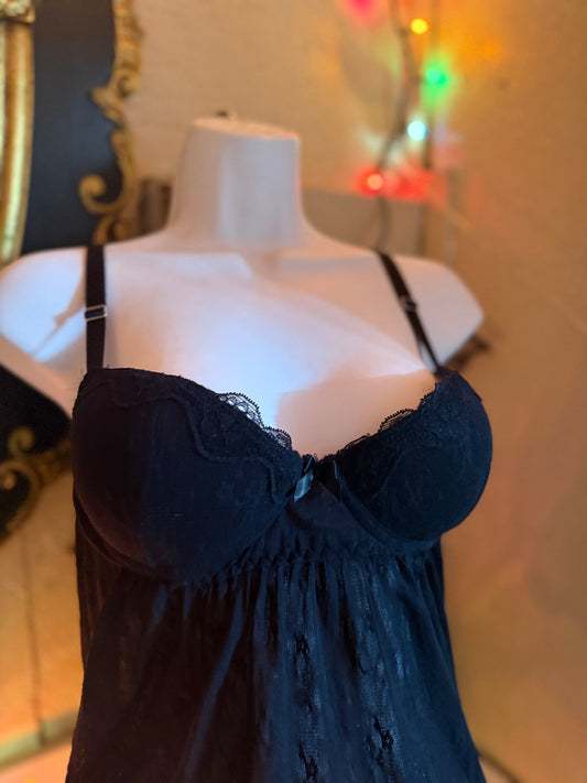 Black Lingerie Top