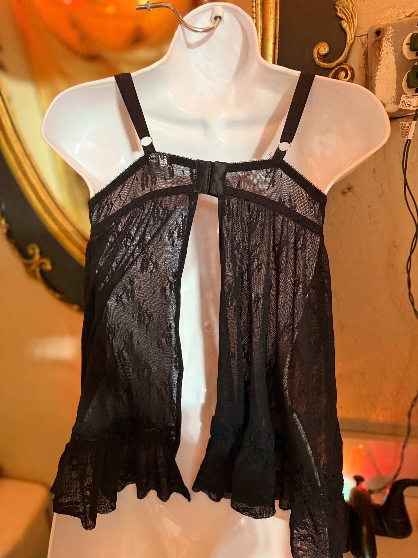 Black Lingerie Top