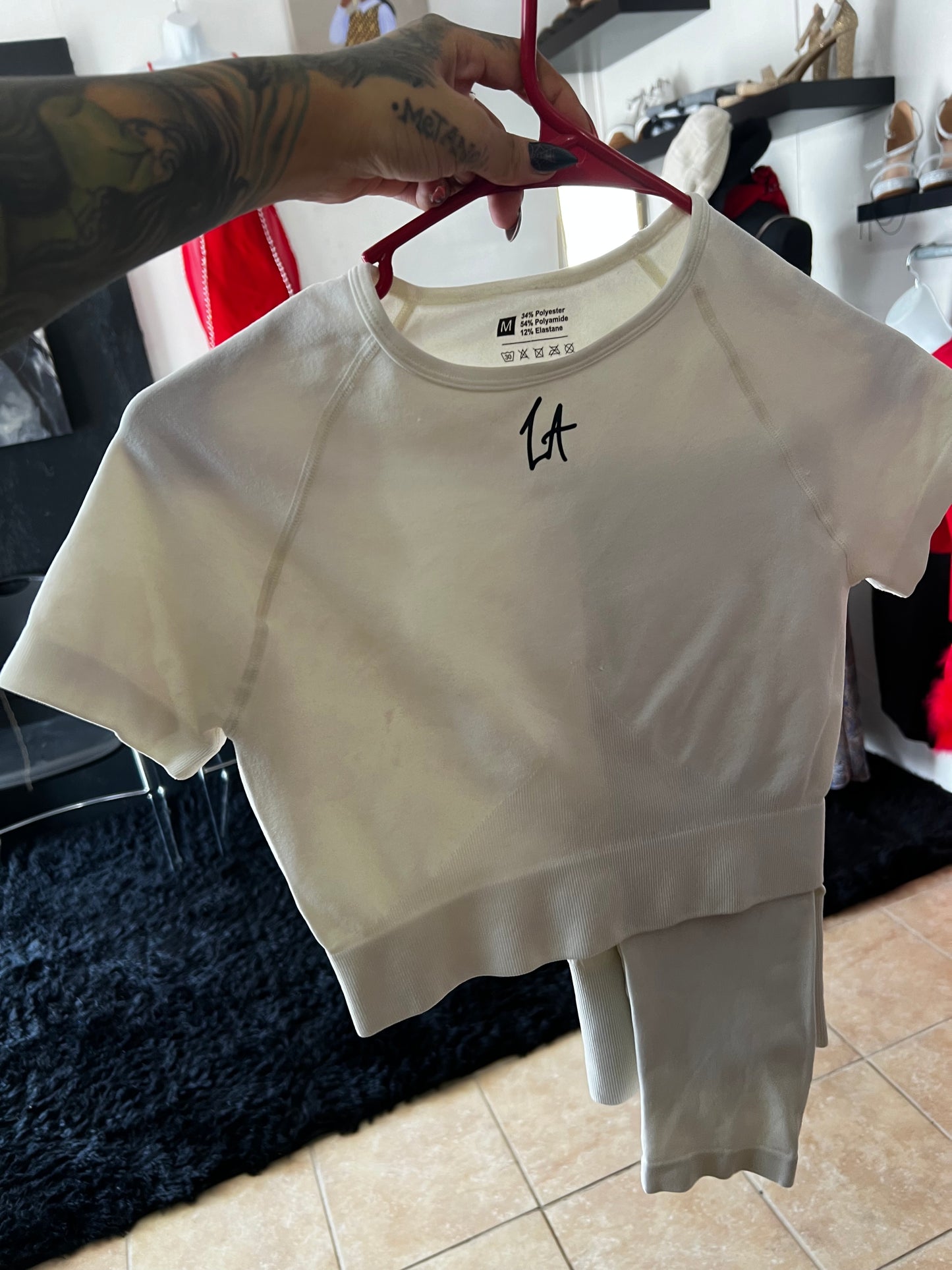 La Shirt/ Yoga pants Set