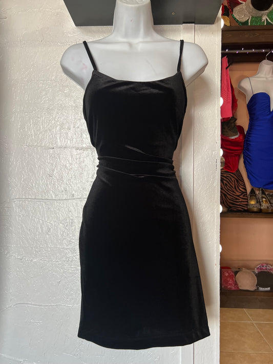 Black Velvet Dress