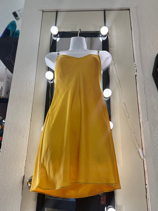 Yellow rose beaded Dress