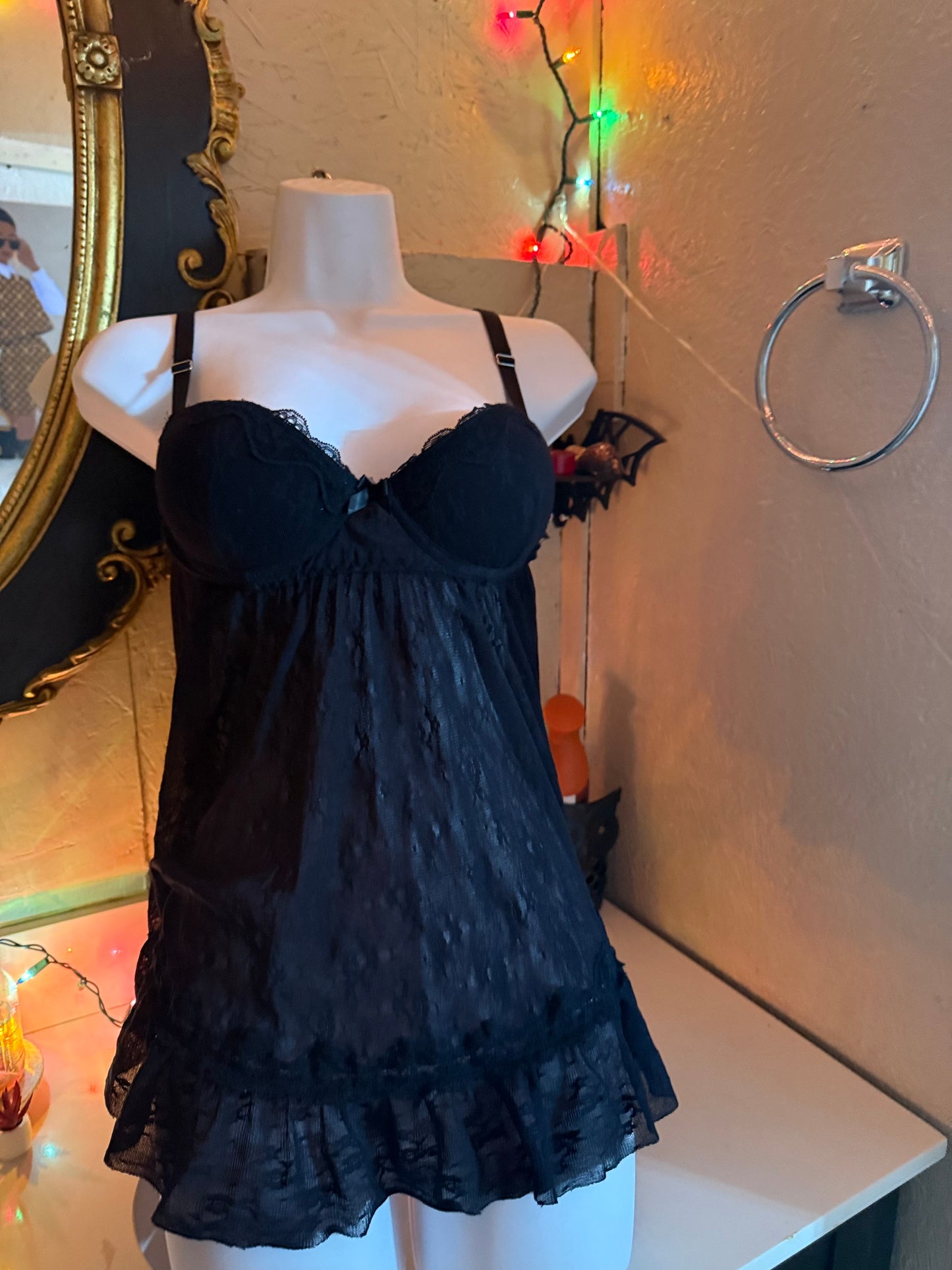 Black Lingerie Top