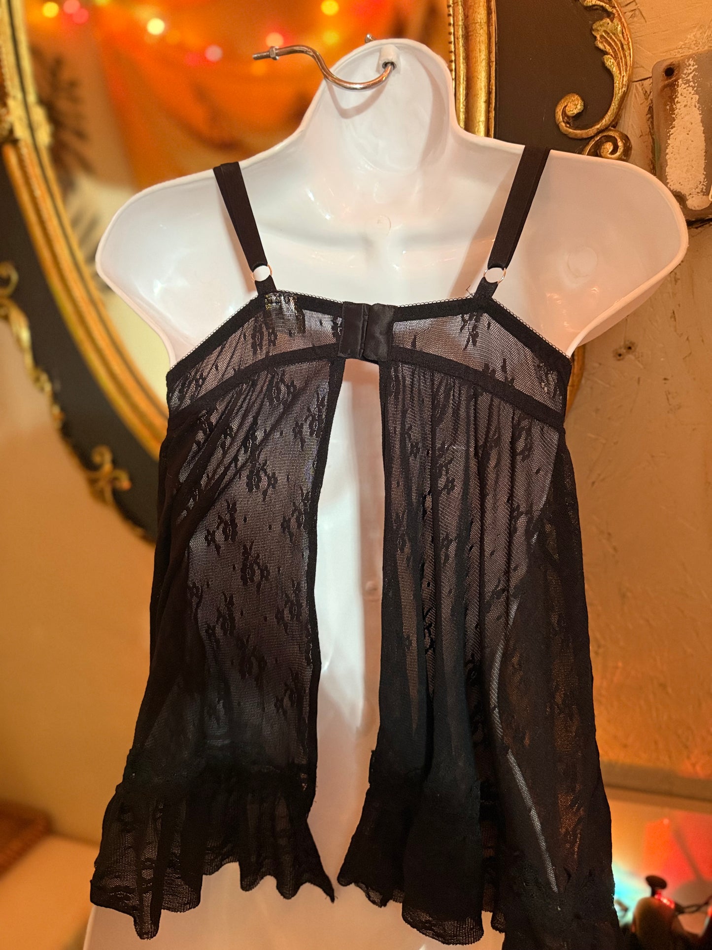 Black Lingerie Top